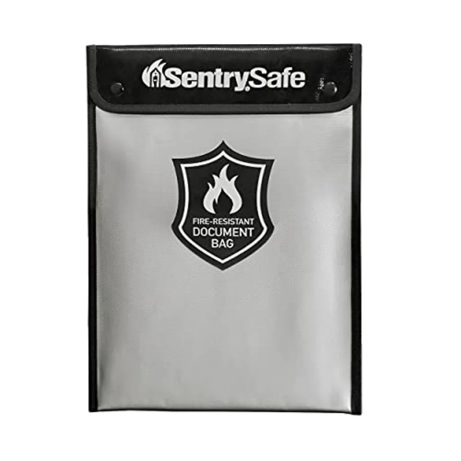 Fire and Water Resistant Portable Bag with Zipper for Money or Document Storage, FBWLZ0SSC
Fire and Water Resistant Portable Bag with Zipper for Money or Document Storage, FBWLZ0SSC