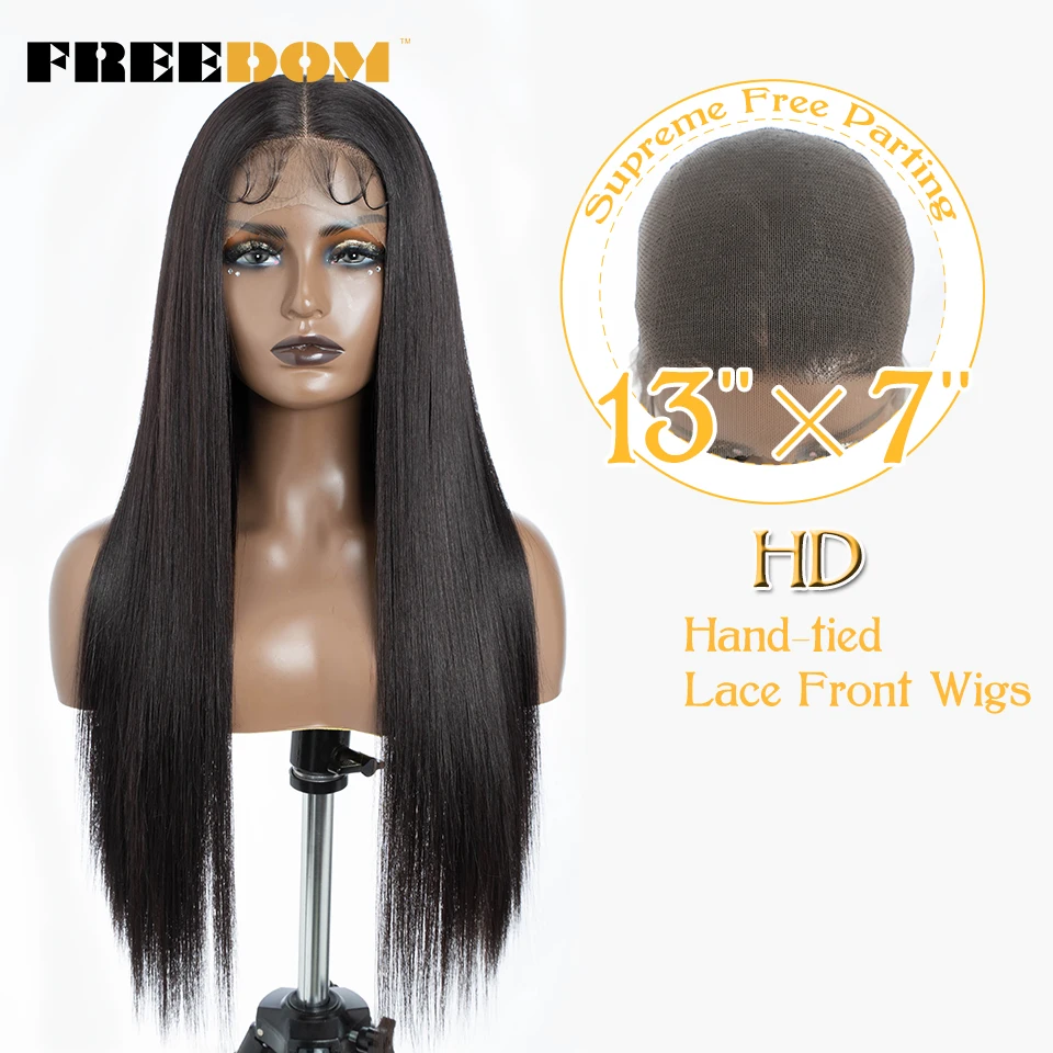 FREEDOM Synthetic Lace Front Wigs For Black Women 13X7 Straight Lace Wigs 30 Inch Ombre Brown Blue Pink Cosplay Lace Wig
FREEDOM Synthetic Lace Front Wigs For Black Women 13X7 Straight Lace Wigs 30 Inch Ombre Brown Blue Pink Cosplay Lace Wig