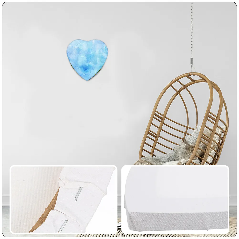 Набор из 6 заготовок для рисования в форме сердца, универсальные художественные холсты на подрамнике для творчества, рисования и практики, принадлежности для художников, белые
Набор из 6 заготовок для рисования в форме сердца, универсальные художественные холсты на подрамнике для творчества, рисования и практики, принадлежности для художников, белые