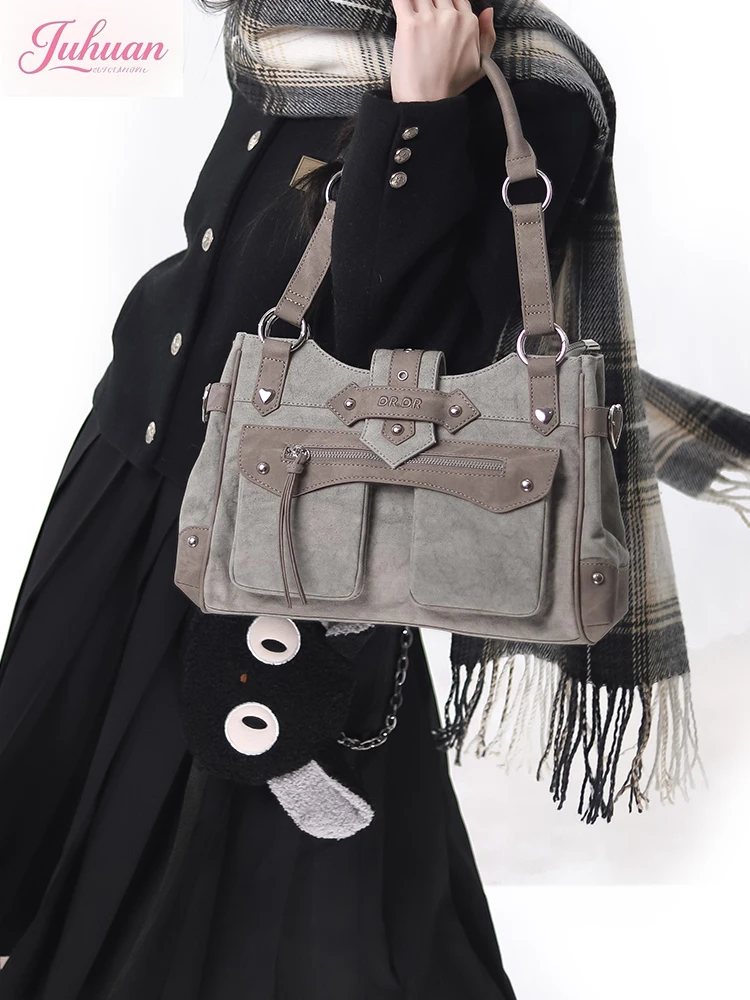 Original Design Painless Wasteland Guochao Locomotive Style Cool Spicy Girl Daily Commute Sweet Cool Shoulder Portable Satchel
Original Design Painless Wasteland Guochao Locomotive Style Cool Spicy Girl Daily Commute Sweet Cool Shoulder Portable Satchel
