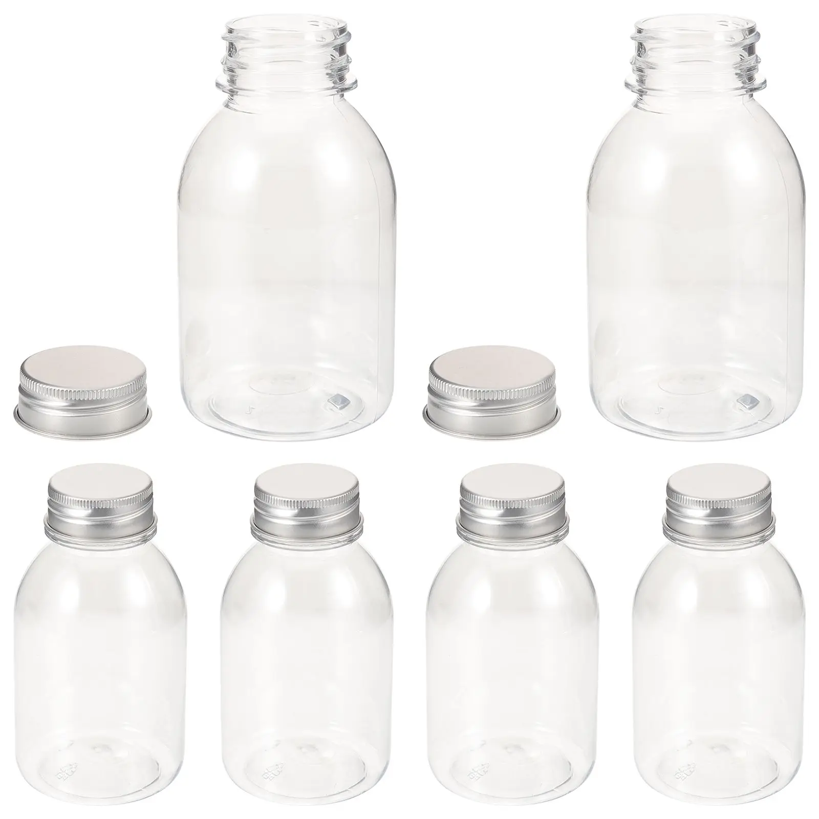 6 Pcs 250ml Transparent Milk Bottle Beverage 6pcs (with Aluminum Cap) Reusable Bottles Water Lids Mini Juice Bulk Drink Caps
6 Pcs 250ml Transparent Milk Bottle Beverage 6pcs (with Aluminum Cap) Reusable Bottles Water Lids Mini Juice Bulk Drink Caps