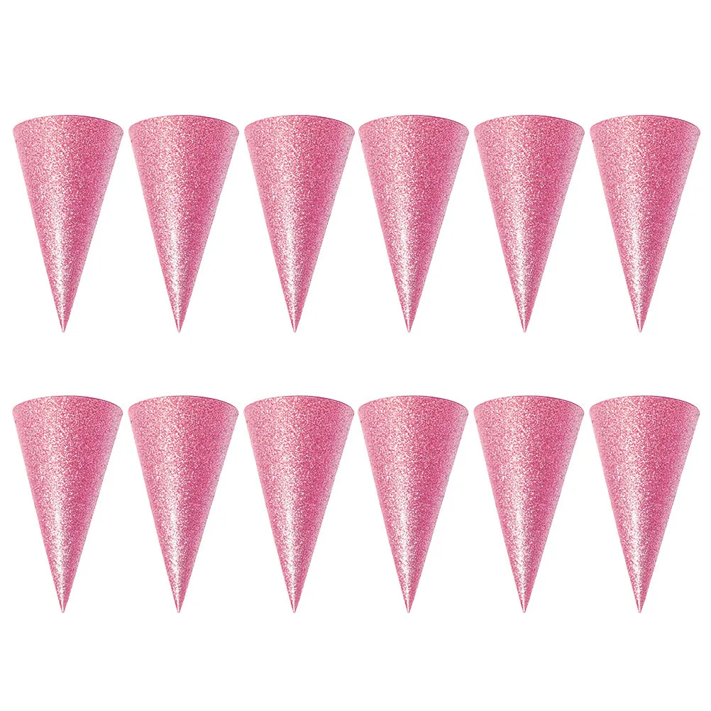 12 Pcs Birthday Decorations for Party Hats Conical Decorative Cone Cones Pink
12 Pcs Birthday Decorations for Party Hats Conical Decorative Cone Cones Pink