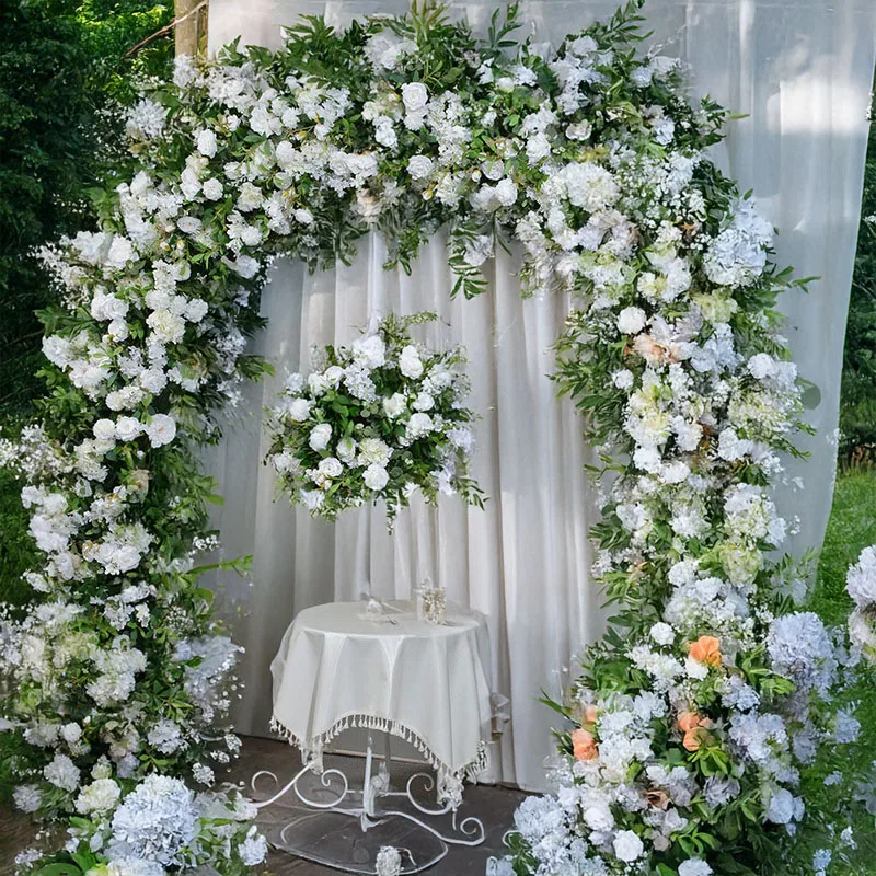 Outdoor Forest Wedding Decoration Green Plants Arches Floral Arrangements Stage Background Artificial Rose Arrangement
Outdoor Forest Wedding Decoration Green Plants Arches Floral Arrangements Stage Background Artificial Rose Arrangement