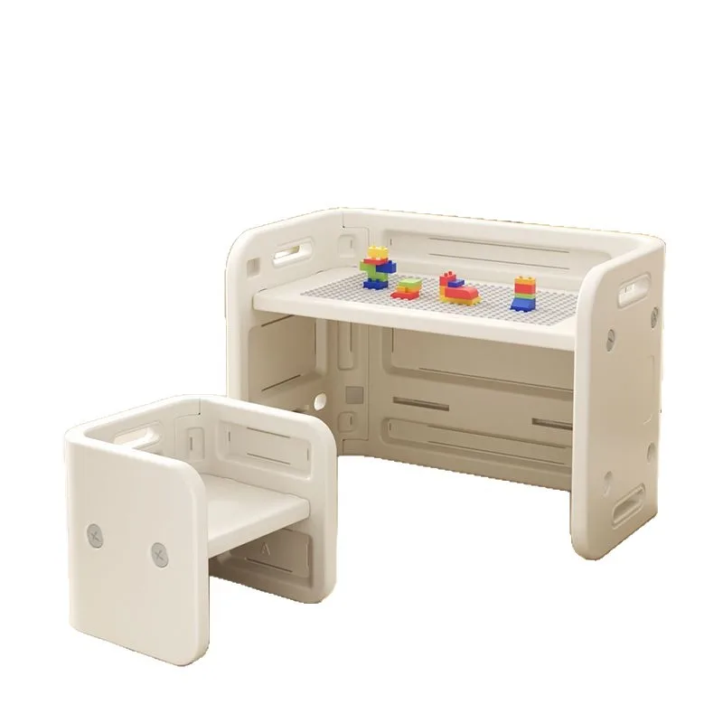 Children's study table and chair set household children primary school children toy table boys and girls simple peanut building
Children's study table and chair set household children primary school children toy table boys and girls simple peanut building