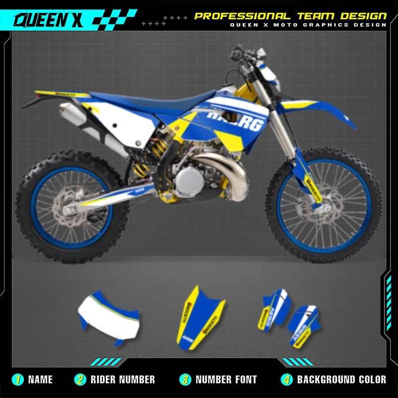 Queen X MOTOR Custom Team мотоциклетные графические фоновые наклейки, наборы для Husaberg TE 2011 2012, виниловые наклейки
Queen X MOTOR Custom Team мотоциклетные графические фоновые наклейки, наборы для Husaberg TE 2011 2012, виниловые наклейки