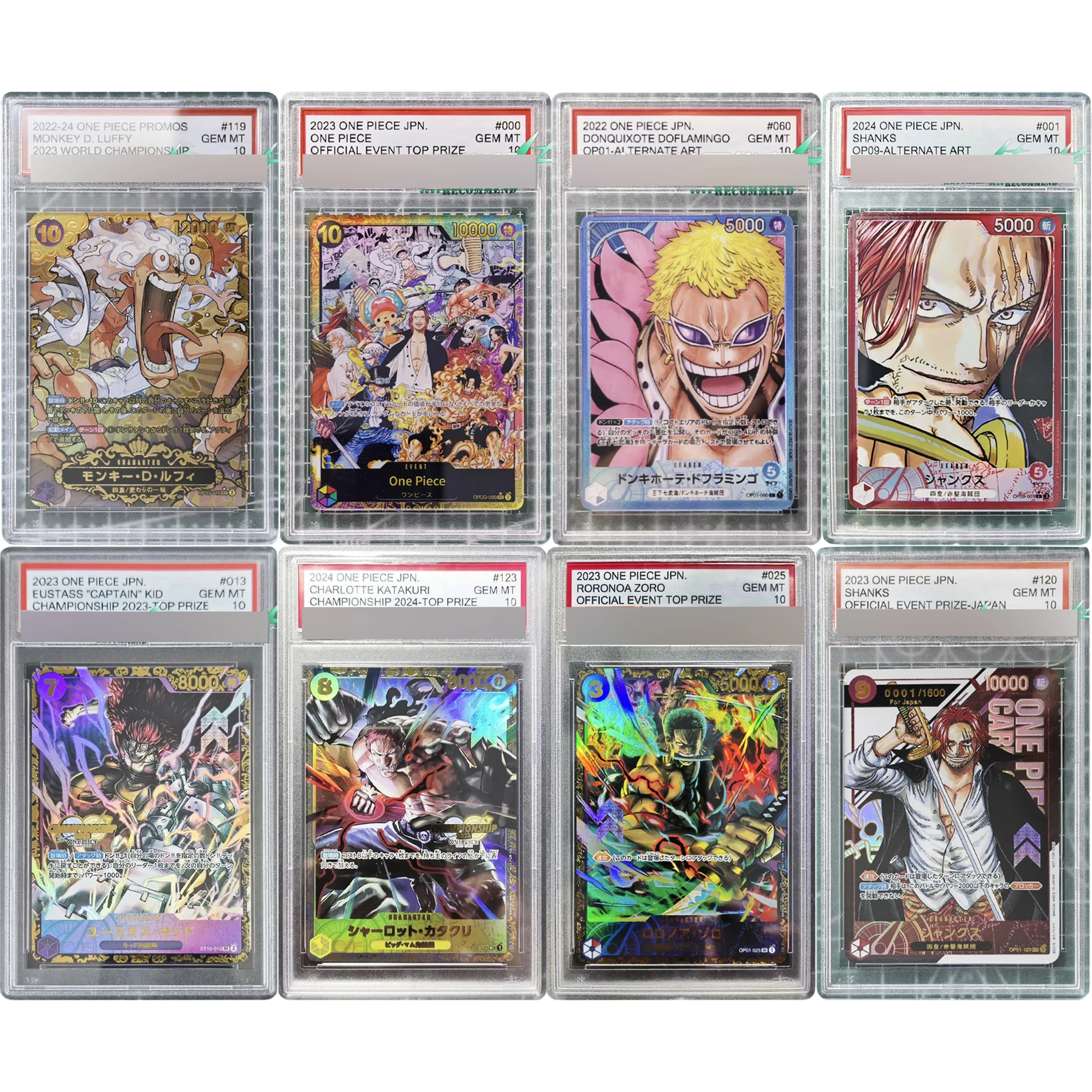 32-стильная One Piece Luffy Zoro Shanks Kaidou, коллекционная карта с рейтингом OPCG, версия для копирования, классические аниме-карты, подарочная игрушка
32-стильная One Piece Luffy Zoro Shanks Kaidou, коллекционная карта с рейтингом OPCG, версия для копирования, классические аниме-карты, подарочная игрушка