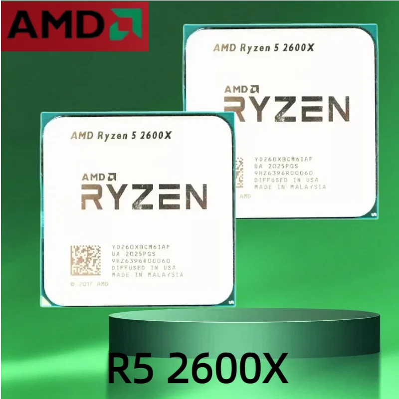 AMD Ryzen 5 R5 2600X 6-Core 12-Thread 3.6GHz 95W CPU Processor LGA AM4 In Stock