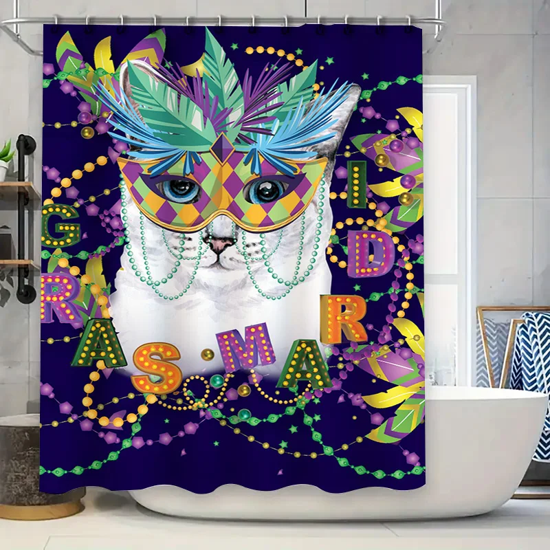 Занавеска для душа Mardi Gras Mardi Gras Decor Маска для кошачьего глаза Коврик для ванной Коврик с бусинами Конфетти Фиолетовый, Зеленый, Желтый Синий Цветочный Des
Занавеска для душа Mardi Gras Mardi Gras Decor Маска для кошачьего глаза Коврик для ванной Коврик с бусинами Конфетти Фиолетовый, Зеленый, Желтый Синий Цветочный Des