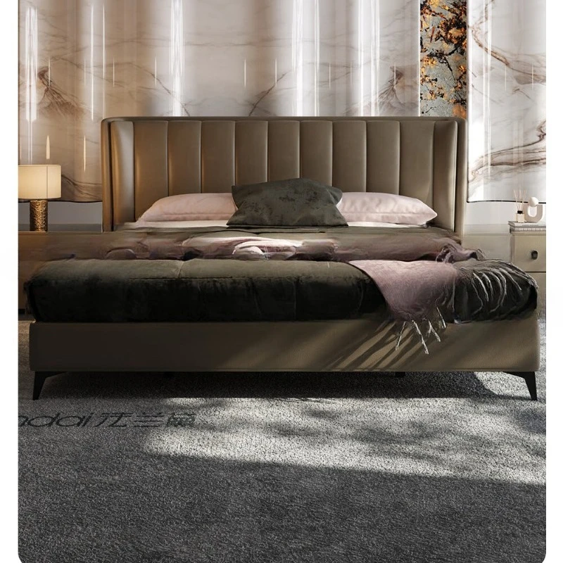 Light luxury leather bed, modern simple 1.8M meter double master bedroom high-end bed
Light luxury leather bed, modern simple 1.8M meter double master bedroom high-end bed