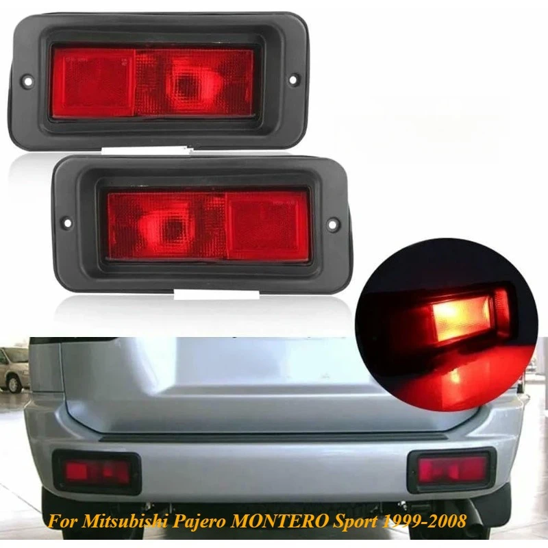 For Mitsubishi Pajero MONTERO Sport 1999-2008 Car Tail Lamp Fog Light Car Accessories Rear Bumper Reflector Light
For Mitsubishi Pajero MONTERO Sport 1999-2008 Car Tail Lamp Fog Light Car Accessories Rear Bumper Reflector Light