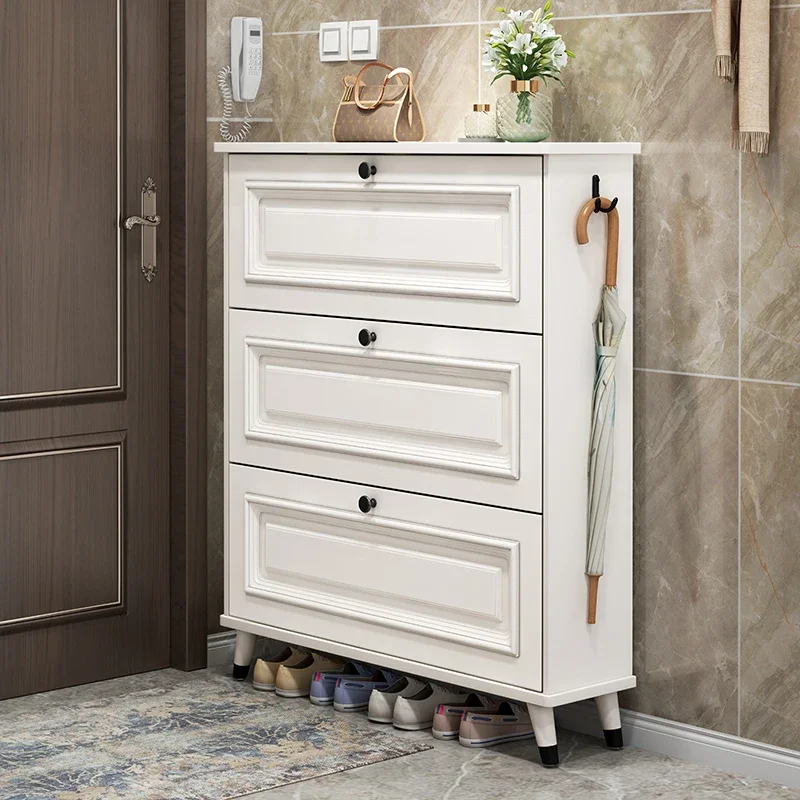 White Ultra Thin Tipping Shoe Cabinet Organizer Modern Dorm Entry Way Designer Shoe Cabinet Space Saving Zapateros Furniture
White Ultra Thin Tipping Shoe Cabinet Organizer Modern Dorm Entry Way Designer Shoe Cabinet Space Saving Zapateros Furniture