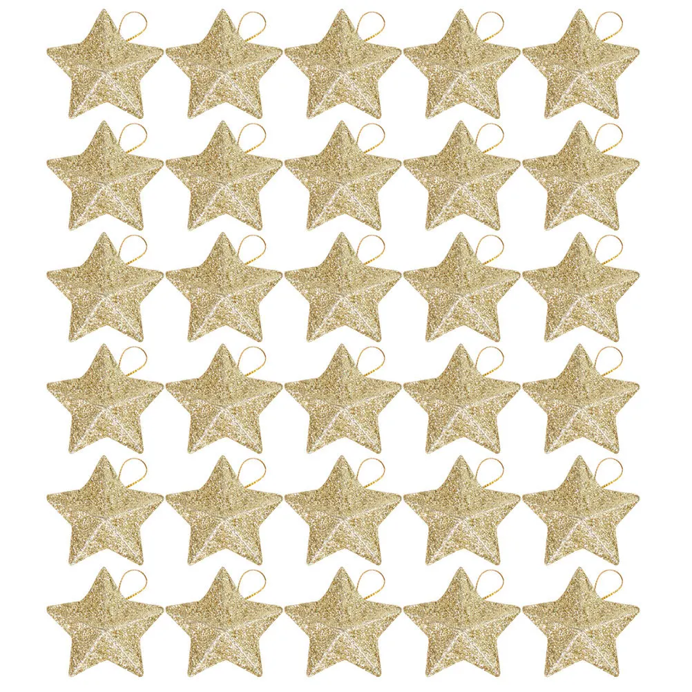 30pcs Christmas Star Pendants Glitter Xmas Hanging Ornament 3D Tree Decoration Party Home Decor Star Pendants For Xmas
30pcs Christmas Star Pendants Glitter Xmas Hanging Ornament 3D Tree Decoration Party Home Decor Star Pendants For Xmas
