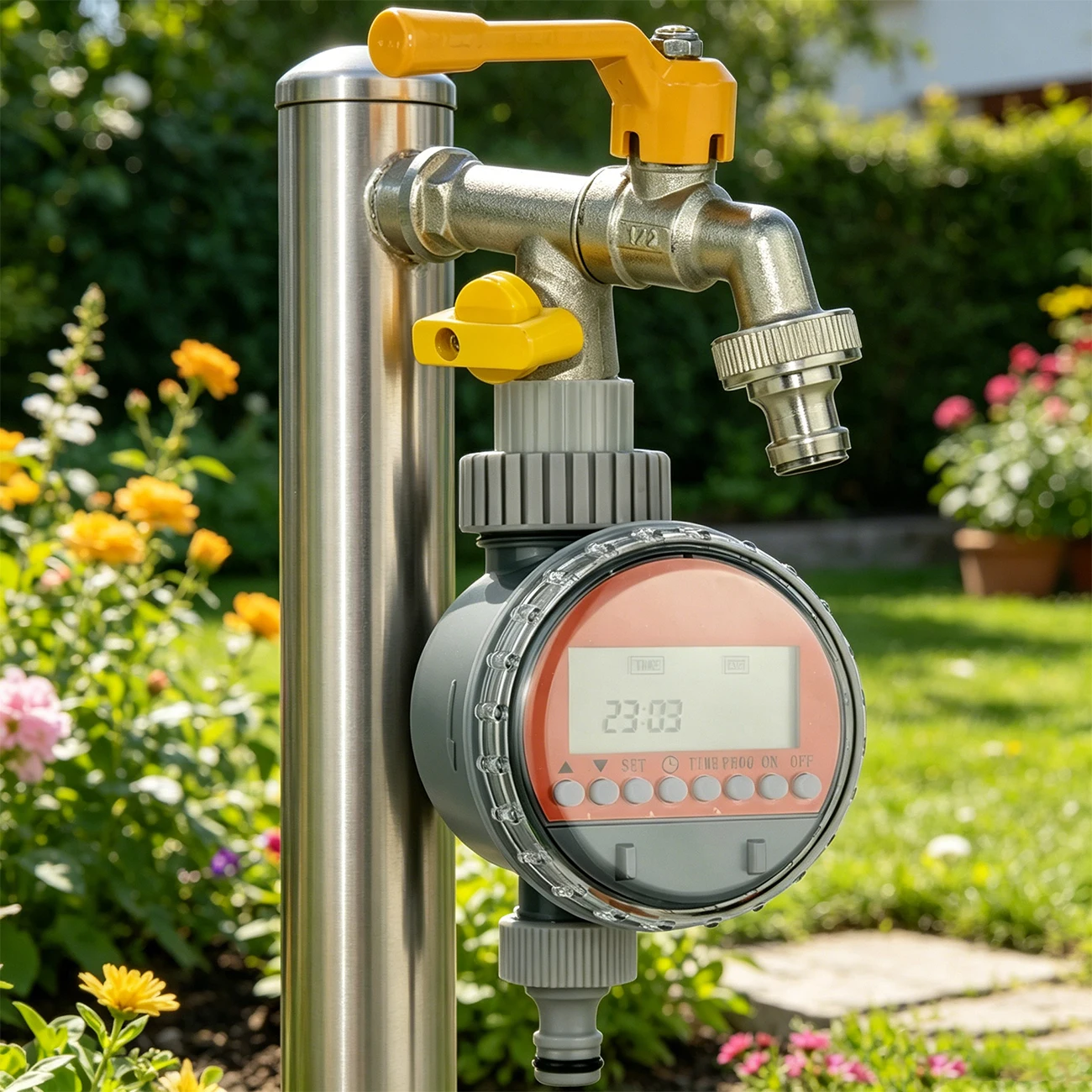 KESLA Ball Valve Water Timer Automatic LCD Display Watering Timer Electronic Home Garden For Potted Garden Irrigation Controller
KESLA Ball Valve Water Timer Automatic LCD Display Watering Timer Electronic Home Garden For Potted Garden Irrigation Controller
