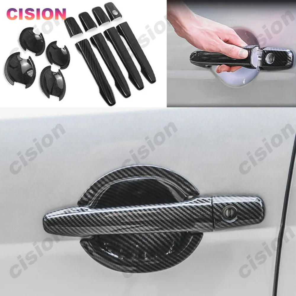 Carbon Fiber Chrome Car Door Handle Bowl Cup Bezel Frame Panel Trim Cover ABS Sticker For Mitsubishi Lancer EVO EX 2007-2017
Carbon Fiber Chrome Car Door Handle Bowl Cup Bezel Frame Panel Trim Cover ABS Sticker For Mitsubishi Lancer EVO EX 2007-2017