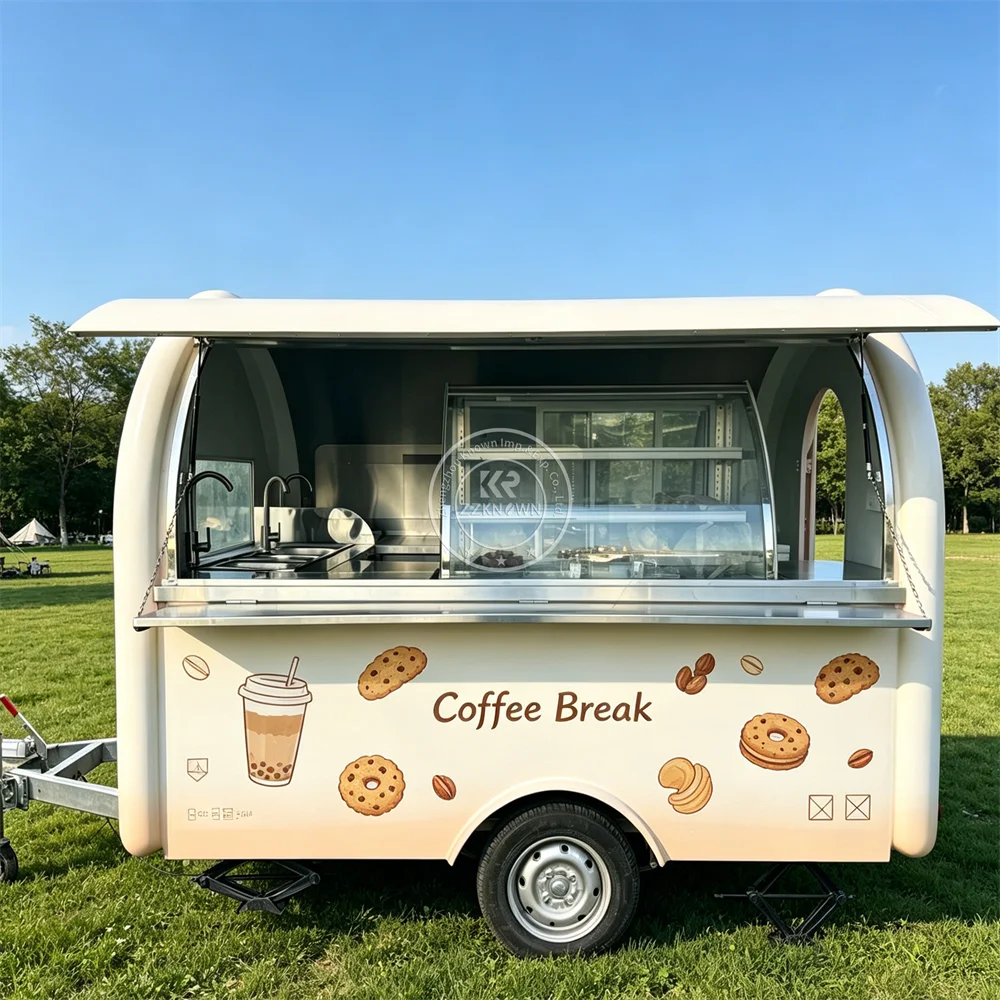 Concession Mobile Fast Food Trailer Cart Fully Equipped Snack Pizza BBQ Cart Street Food Truck With Full Kitchen
Concession Mobile Fast Food Trailer Cart Fully Equipped Snack Pizza BBQ Cart Street Food Truck With Full Kitchen