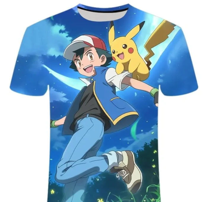 Trendy Pokémon T-shirt with A Unique Design, Small-batch Print, Short Sleeves, Versatile and Casual
Trendy Pokémon T-shirt with A Unique Design, Small-batch Print, Short Sleeves, Versatile and Casual
