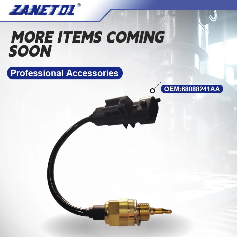 ZANETOL Temperature Sender / Sensor Car Accessories Model for DODGE DART 2013~2016 for JEEP COMPASS 2017~2020 68088241AA 1712574
ZANETOL Temperature Sender / Sensor Car Accessories Model for DODGE DART 2013~2016 for JEEP COMPASS 2017~2020 68088241AA 1712574