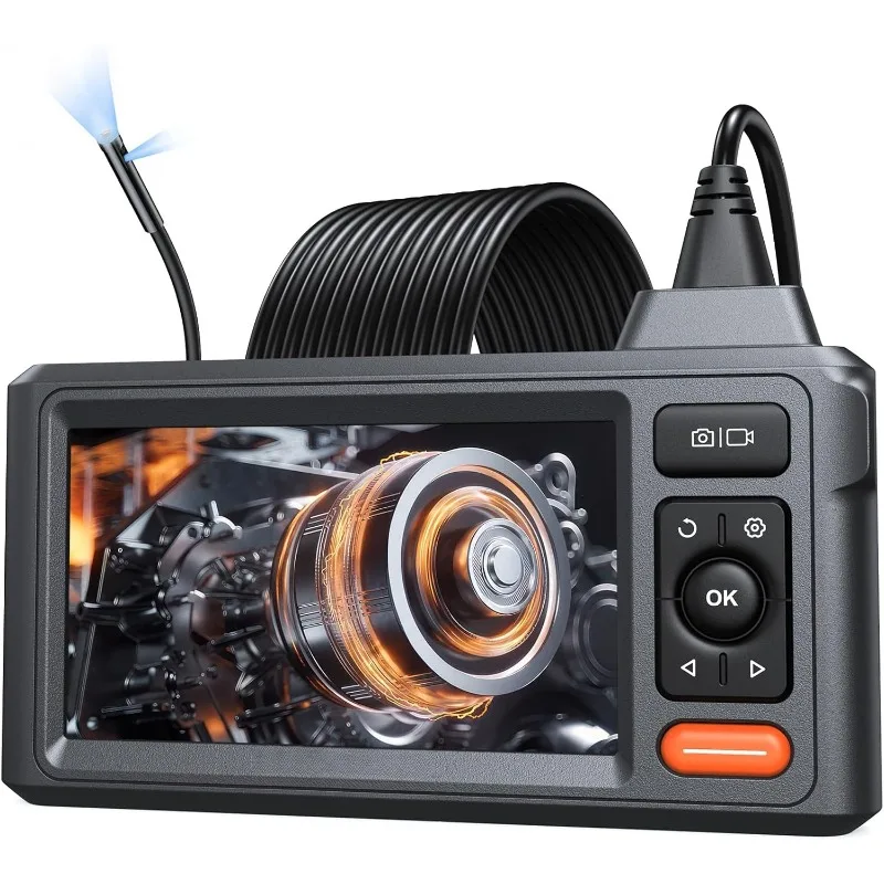 -Lens Endoscope Camera with Light, DEPSTECH 1080P HD Borescope with 5"" IPS Screen, 16.5FT Flexible Sewer Camera, IP67 Water
-Lens Endoscope Camera with Light, DEPSTECH 1080P HD Borescope with 5"" IPS Screen, 16.5FT Flexible Sewer Camera, IP67 Water