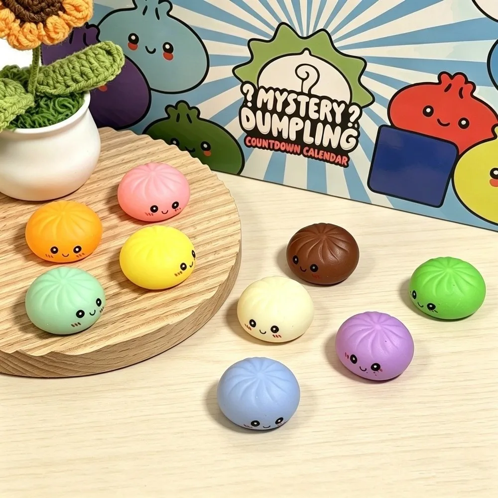Soft Mystery Dumpling Advent Calendar Fidget Slow Resilience Dumplings Toy Anxiety Relief Decompression Dumpling Dough Ball
Soft Mystery Dumpling Advent Calendar Fidget Slow Resilience Dumplings Toy Anxiety Relief Decompression Dumpling Dough Ball