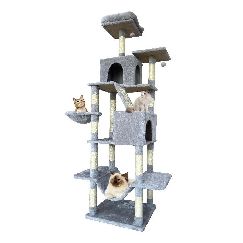 Floor-to-ceiling modern large pet cat apartment climbing frame
Floor-to-ceiling modern large pet cat apartment climbing frame