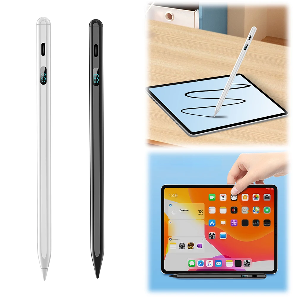 Stylus Pen Tilt Sensitivity Tablet Touch Pen Palm Rejection Active Pencil 3X Faster Charge for Apple iPad 2018-2024
Stylus Pen Tilt Sensitivity Tablet Touch Pen Palm Rejection Active Pencil 3X Faster Charge for Apple iPad 2018-2024