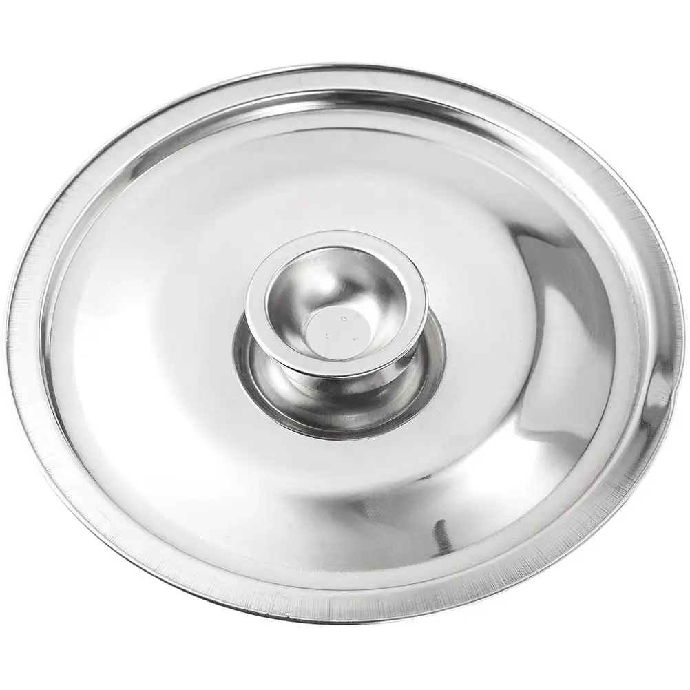 Stainless Steel Oil Pot Lid 14cm Kitchen Supplies Seasoning Pot Cover Anti Scald Handle Cookware Parts
Stainless Steel Oil Pot Lid 14cm Kitchen Supplies Seasoning Pot Cover Anti Scald Handle Cookware Parts