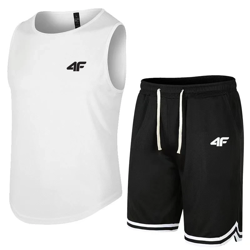 Men's 2 Piece Gym Workout Set Sleeveless Tank Top and Shorts Sportswear Summer Fitness Clothing Activewear for Training
Men's 2 Piece Gym Workout Set Sleeveless Tank Top and Shorts Sportswear Summer Fitness Clothing Activewear for Training