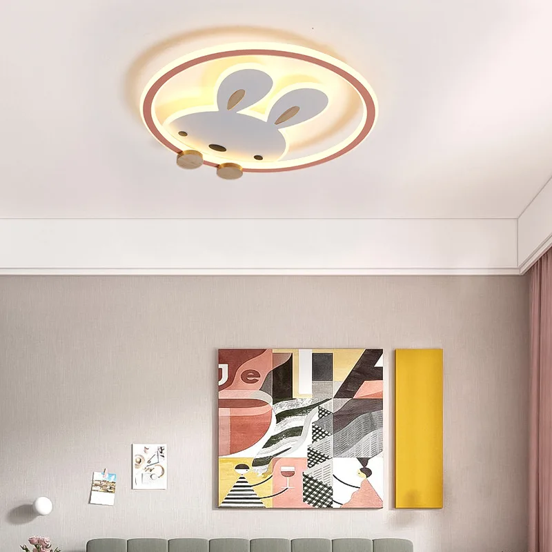 Modern Minimalist Ceiling Lights Creative Cartoon Bunny Lamps For Children's Room Decor Living Room Restaurant Led Ceiling Lamp
Modern Minimalist Ceiling Lights Creative Cartoon Bunny Lamps For Children's Room Decor Living Room Restaurant Led Ceiling Lamp