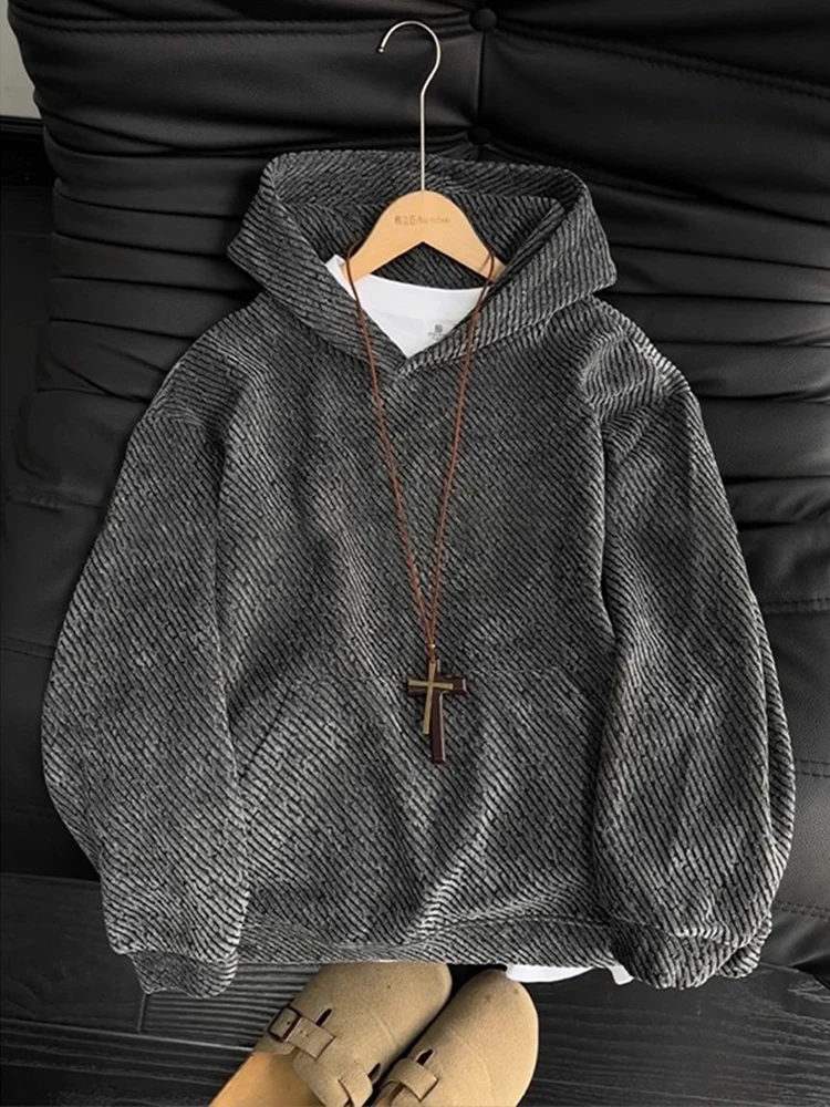 Мужская толстовка Bla Hoodie свободного кроя, удобная, плотная, в американском стиле Cleanfit, ретро-куртка с капюшоном, люксовая, с длинными рукавами
Мужская толстовка Bla Hoodie свободного кроя, удобная, плотная, в американском стиле Cleanfit, ретро-куртка с капюшоном, люксовая, с длинными рукавами