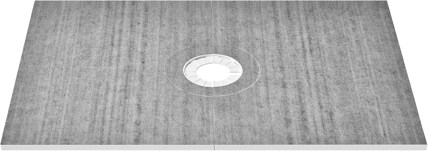 Shower Curb Kit, 48"x72" Shower Pan Kit with 6.3" Central Drain, Lightweight EPS Shower Installation Kits
Shower Curb Kit, 48"x72" Shower Pan Kit with 6.3" Central Drain, Lightweight EPS Shower Installation Kits
