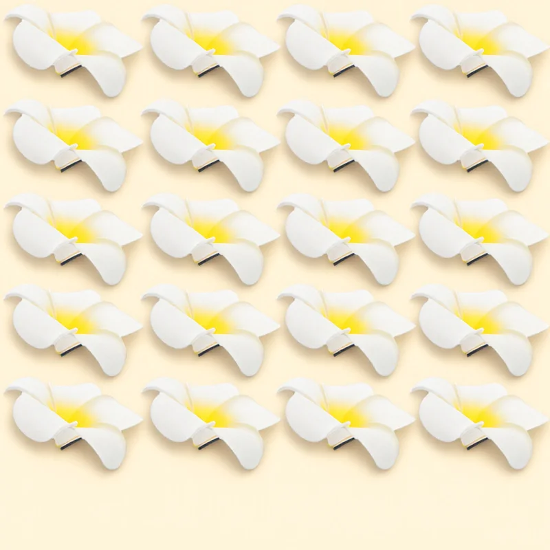 20Pcs Plumeria Flower Hair Clips Non Slip Hairpin for Wedding Party Beach Holiday Women Girls Accessories Headdress Supplies
20Pcs Plumeria Flower Hair Clips Non Slip Hairpin for Wedding Party Beach Holiday Women Girls Accessories Headdress Supplies