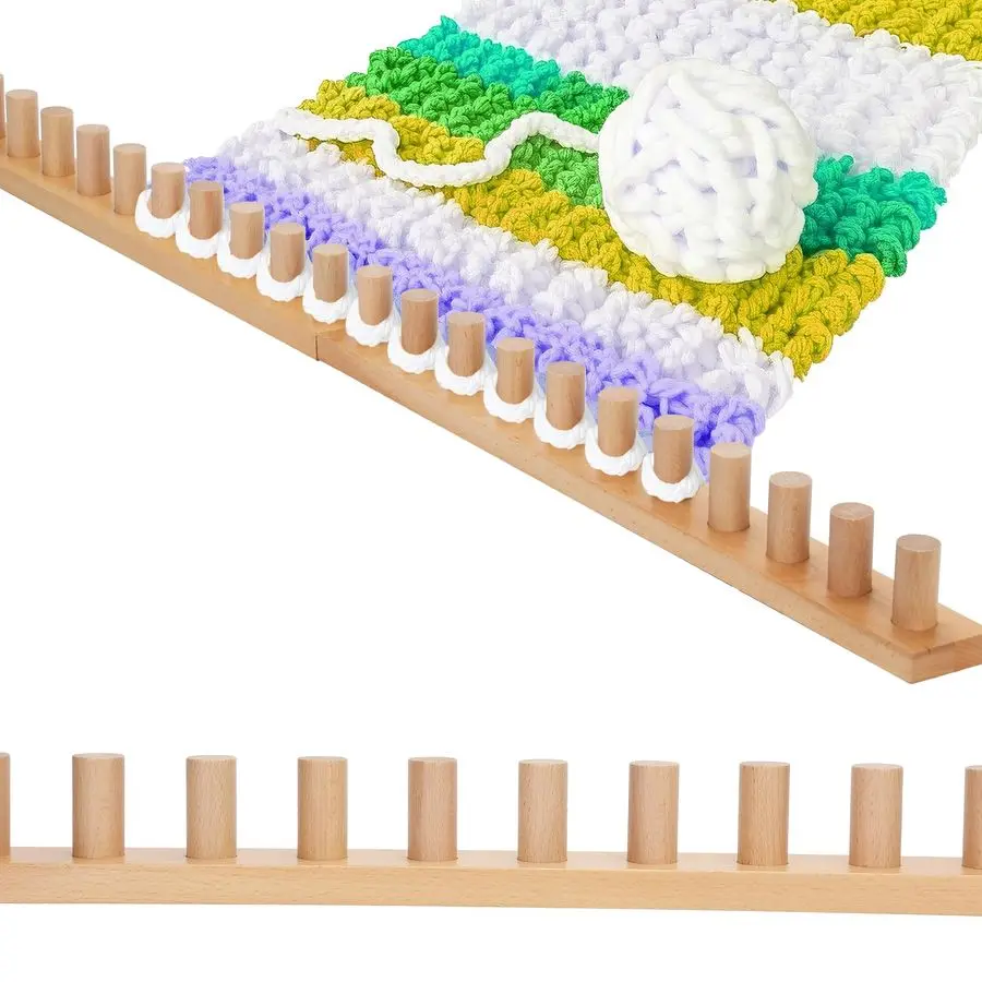 52 Chunky Knitting Loom for Blanket Making Foldable Wood Frame, Portable DIY Hand Knitting Kit for Beginners, Reusable Blanket L
52 Chunky Knitting Loom for Blanket Making Foldable Wood Frame, Portable DIY Hand Knitting Kit for Beginners, Reusable Blanket L