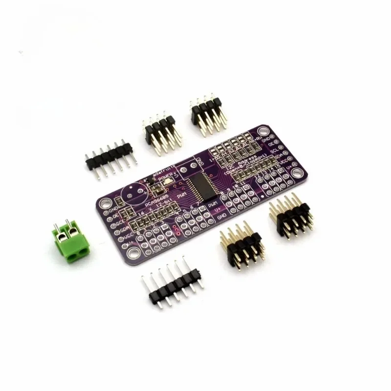 16-канальный 12-битный сервопривод — интерфейс I2C ШИМ или модуль сервопривода Raspberry Pi
16-канальный 12-битный сервопривод — интерфейс I2C ШИМ или модуль сервопривода Raspberry Pi