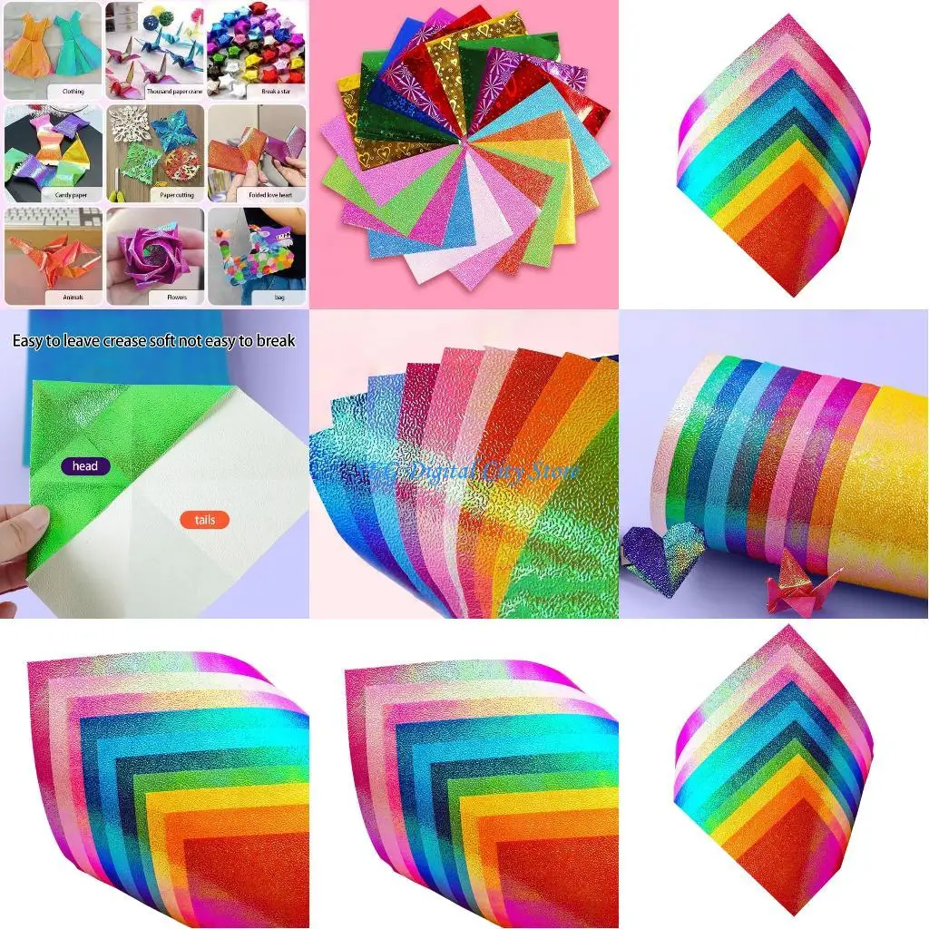 U75B 50/100Pcs Colorful Shimmering Craft Paper 15cm Square Glossy Finish Paper Sheets
U75B 50/100Pcs Colorful Shimmering Craft Paper 15cm Square Glossy Finish Paper Sheets