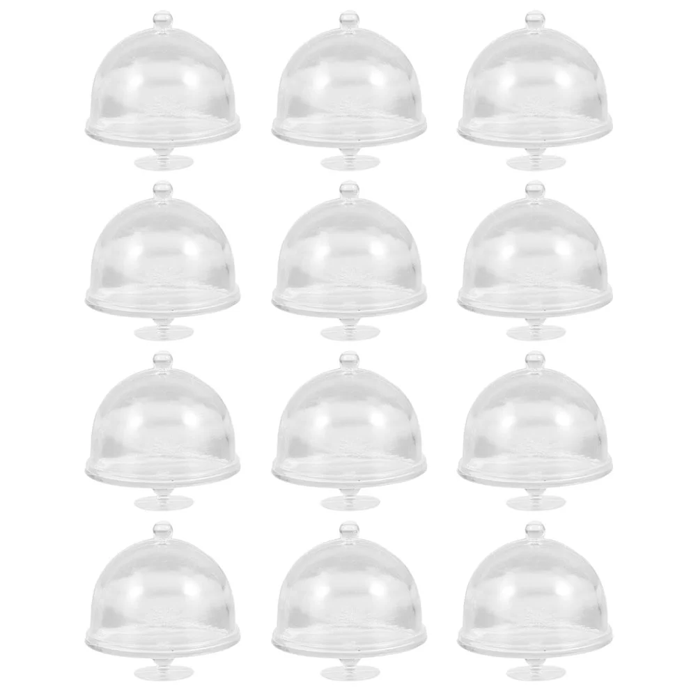 12 Pcs Mini Cake Stand Transparent Dessert Plate Display Domes Simulation Holder Lid Cheese Candy Tray Decor Dollhouse
12 Pcs Mini Cake Stand Transparent Dessert Plate Display Domes Simulation Holder Lid Cheese Candy Tray Decor Dollhouse