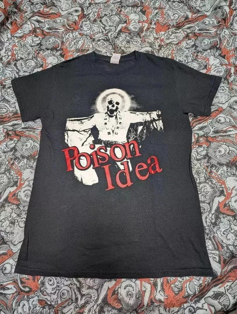 Poison Idea Band Rare Design Black Tee American Band Singer T-shirt Men Street Hip-hop Rock Short-sleeved Women Cotton Top
Poison Idea Band Rare Design Black Tee American Band Singer T-shirt Men Street Hip-hop Rock Short-sleeved Women Cotton Top