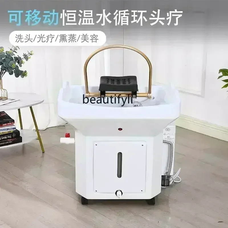 smt14 ss newHead Therapy Water Circulation Bed Fumigation Spa Machine Beauty Salon Barber Shop Movable with Water Tank Shampoo B
smt14 ss newHead Therapy Water Circulation Bed Fumigation Spa Machine Beauty Salon Barber Shop Movable with Water Tank Shampoo B