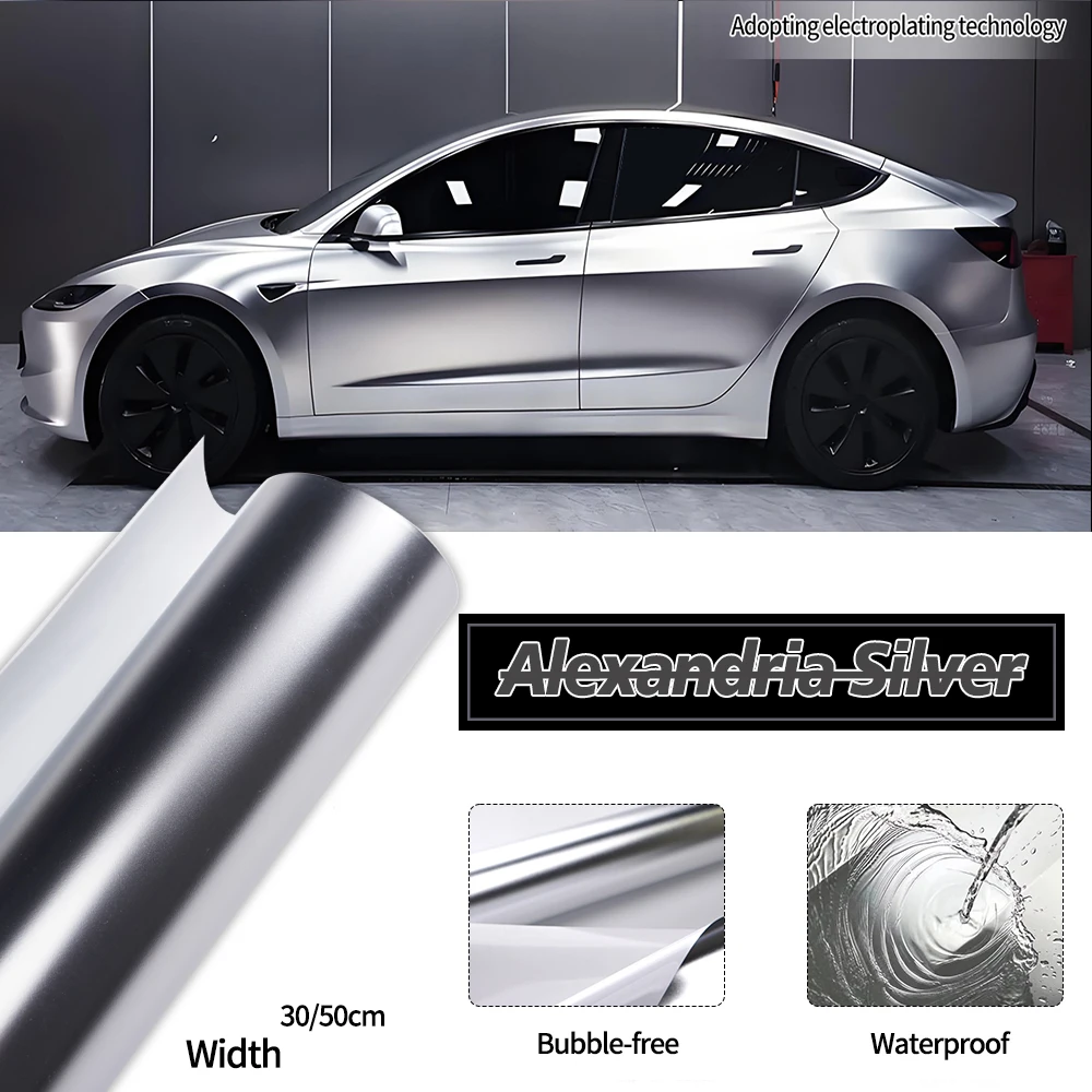Self Adhesive PET Alexandria Silver Car Motorcycle Wrap Vinyl Foil Satin Air Bubble Free Auto Film Color Changing Vinyl Car Wrap
Self Adhesive PET Alexandria Silver Car Motorcycle Wrap Vinyl Foil Satin Air Bubble Free Auto Film Color Changing Vinyl Car Wrap