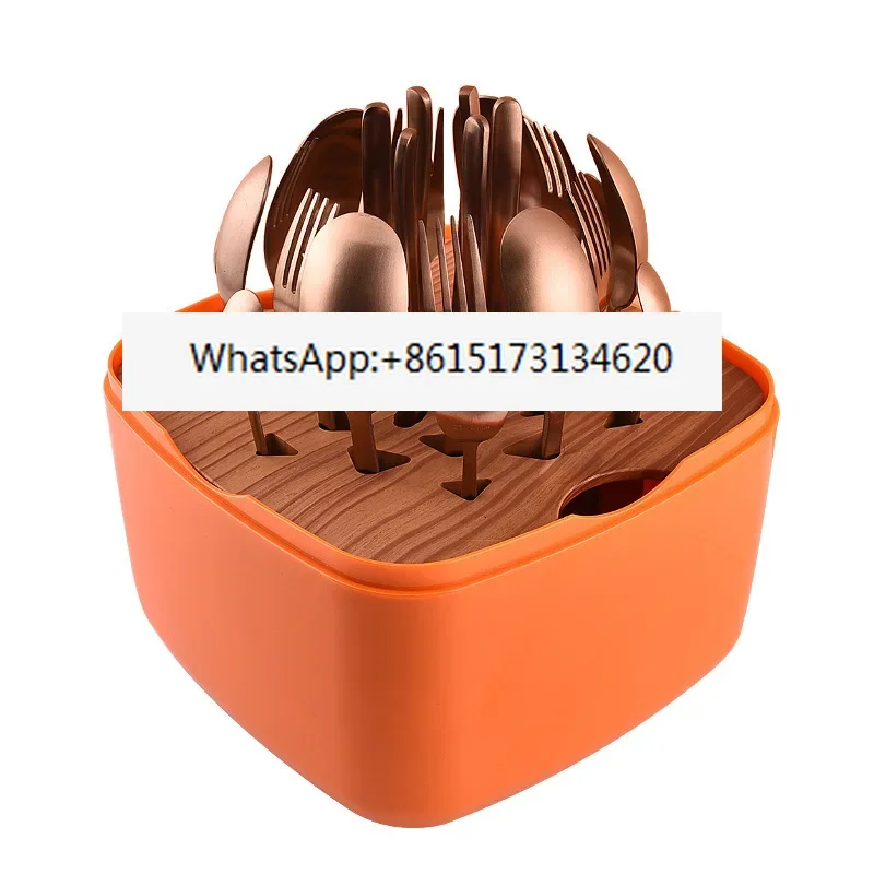 24-piece set of western tableware, stainless steel home restaurant knife, fork, spoon dessert mixing spoon
24-piece set of western tableware, stainless steel home restaurant knife, fork, spoon dessert mixing spoon