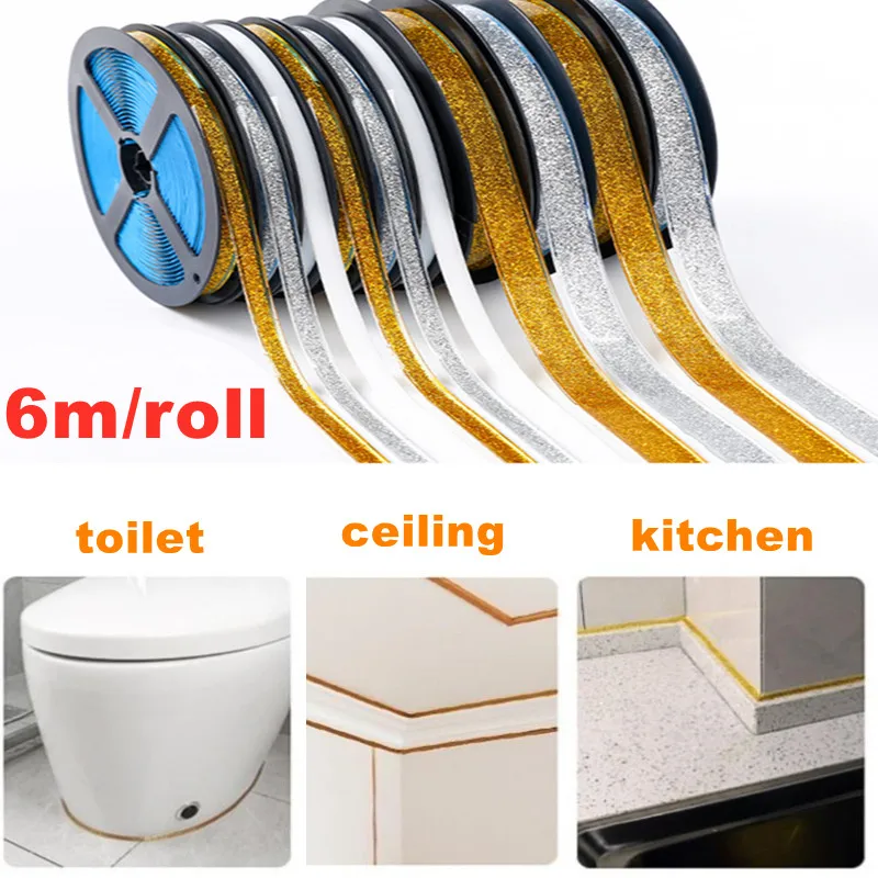 Self-Adhesive Ceramic Tile Gap Kitchen Bathroom Mildewproof Waterproof Beautiful Seam Tape Ceiling Wall Floor Gap Decor Strip
Self-Adhesive Ceramic Tile Gap Kitchen Bathroom Mildewproof Waterproof Beautiful Seam Tape Ceiling Wall Floor Gap Decor Strip