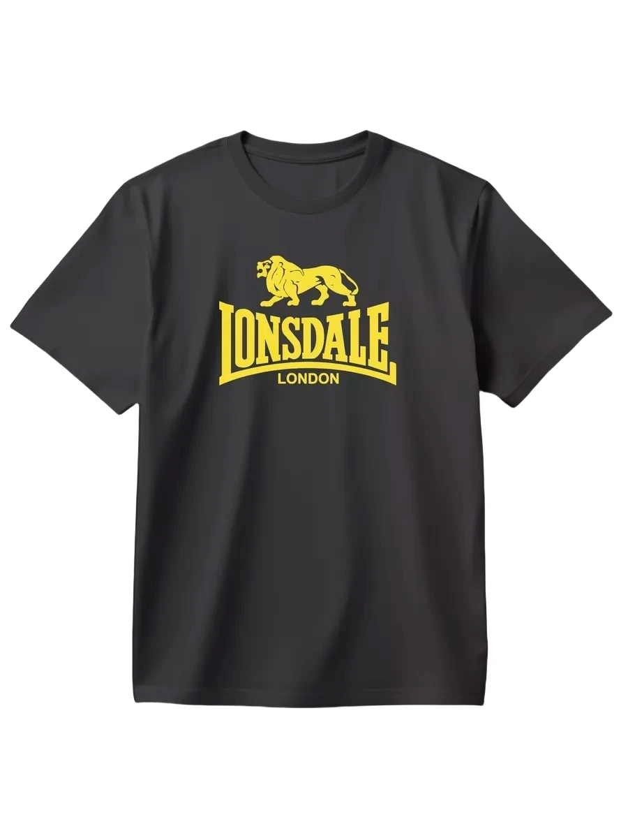 Мужская футболка с принтом «Лев Lonsdale» и короткими рукавами, летняя свободная и удобная хлопковая уличная футболка большого размера, мужская одежда
Мужская футболка с принтом «Лев Lonsdale» и короткими рукавами, летняя свободная и удобная хлопковая уличная футболка большого размера, мужская одежда