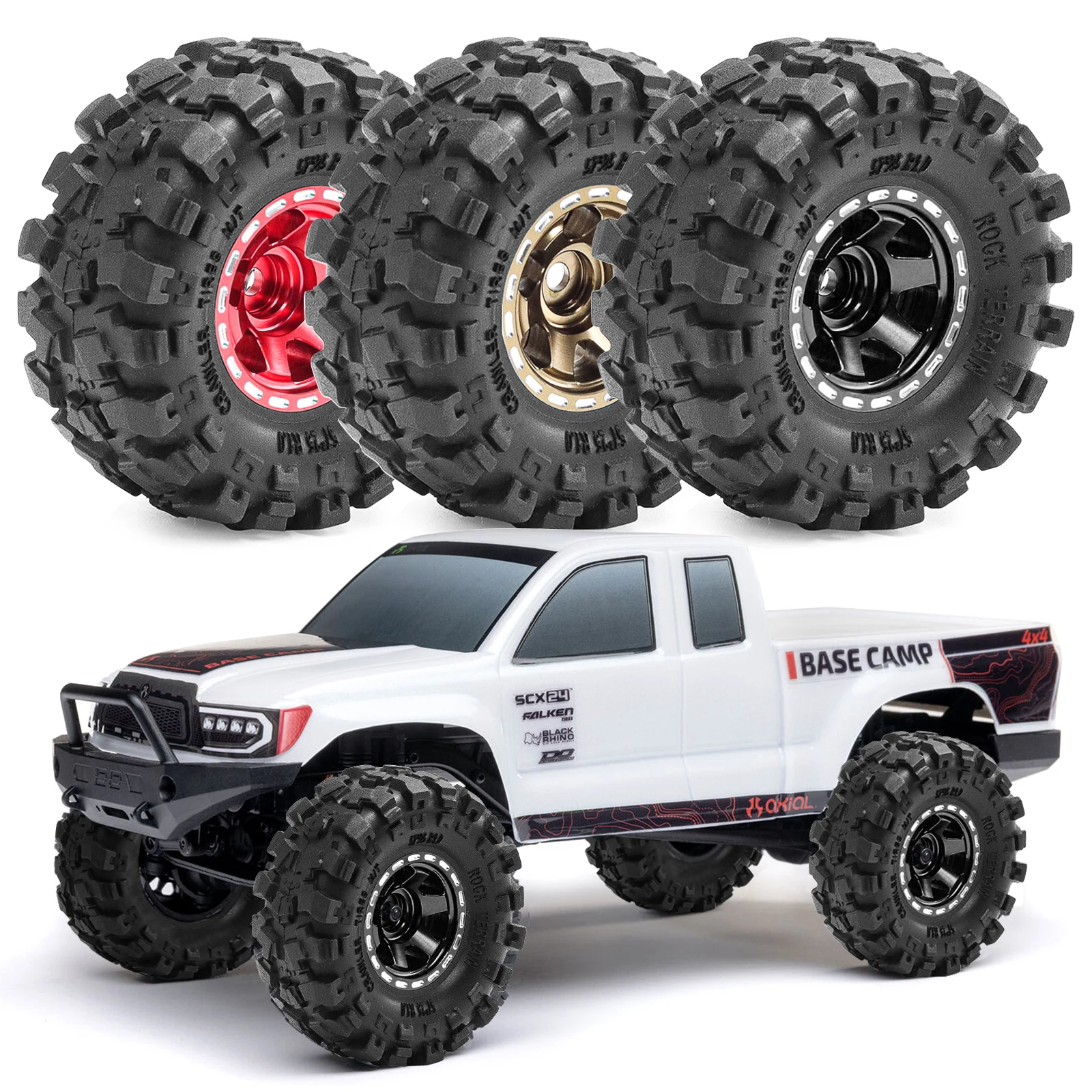 4pcs RC Crawler Metal 1.0 inch Beadlock Wheel Tire for 1/24 RC Crawler Axial SCX24 AX24 FCX24 FMS Upgrade Parts Accessories
4pcs RC Crawler Metal 1.0 inch Beadlock Wheel Tire for 1/24 RC Crawler Axial SCX24 AX24 FCX24 FMS Upgrade Parts Accessories
