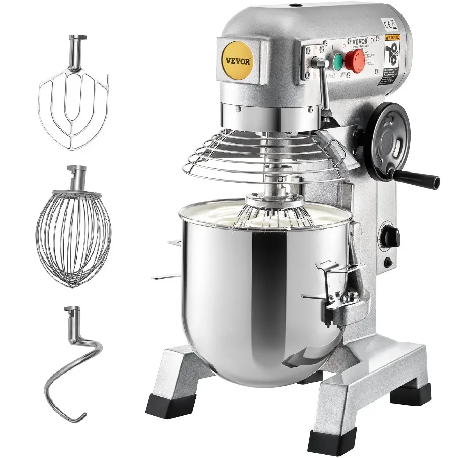 Commercial Food Mixer 30Qt Commercial Mixer with Timing Function 1100W Stainless Steel Bowl Heavy Duty Electric Food Mixer Com
Commercial Food Mixer 30Qt Commercial Mixer with Timing Function 1100W Stainless Steel Bowl Heavy Duty Electric Food Mixer Com