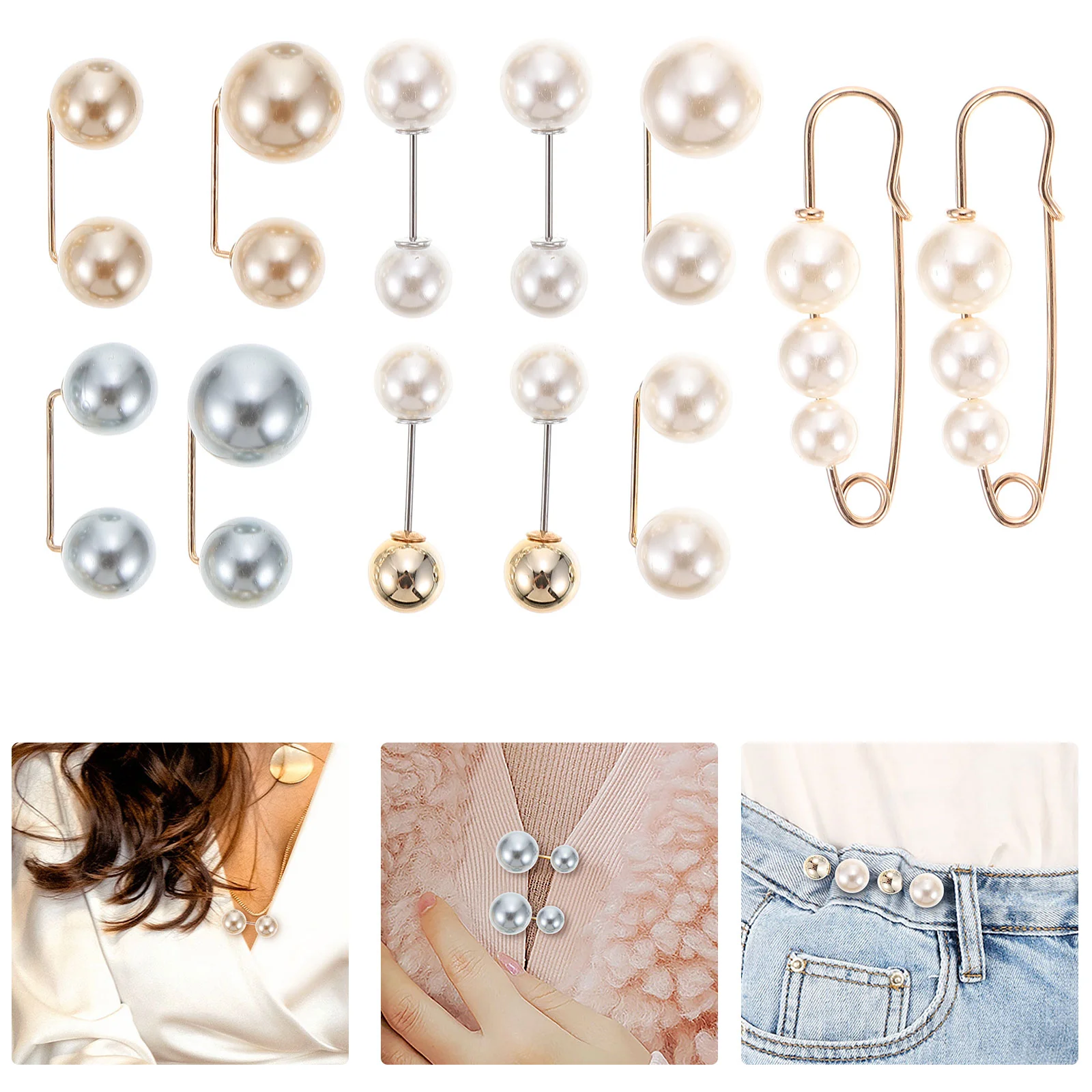 Cotter Pins Anti-explosion Buckle Boutonniere Fixed Clothes Skirt Pearl Lapel Miss
Cotter Pins Anti-explosion Buckle Boutonniere Fixed Clothes Skirt Pearl Lapel Miss