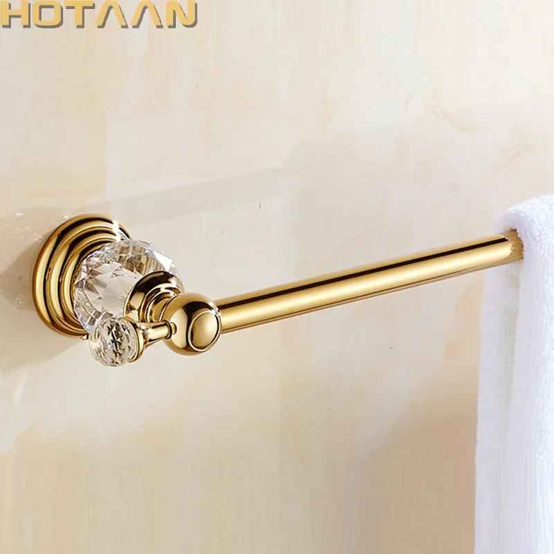 60cm Bathroom Single Towel Bar Towel Rack Towel Holder Solid stainless steel Golden Crystal Decoration Bathroom Accessories
60cm Bathroom Single Towel Bar Towel Rack Towel Holder Solid stainless steel Golden Crystal Decoration Bathroom Accessories