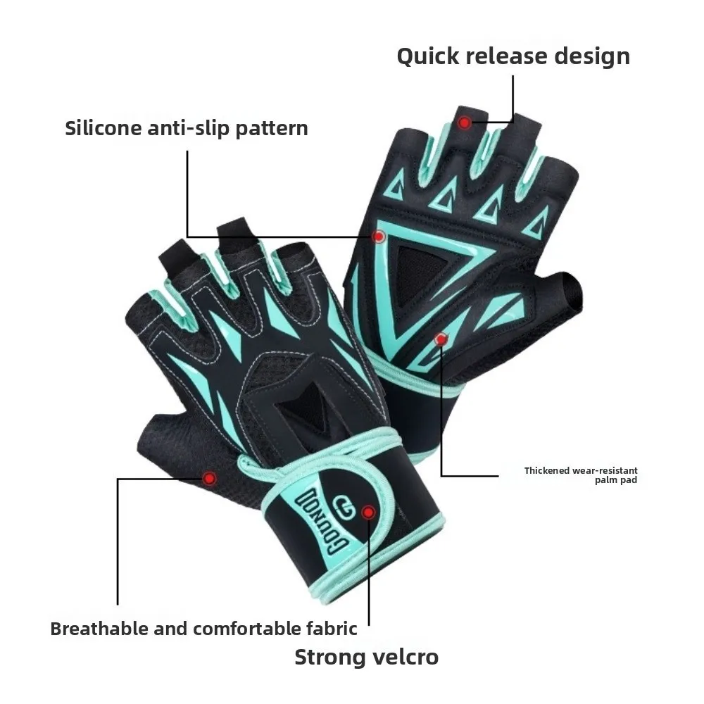 Wear-Resistant Fitness Cycling Gloves Anti-Slip Wrist Guard Weightlifting Gloves Shock-absorbing Professional
Wear-Resistant Fitness Cycling Gloves Anti-Slip Wrist Guard Weightlifting Gloves Shock-absorbing Professional