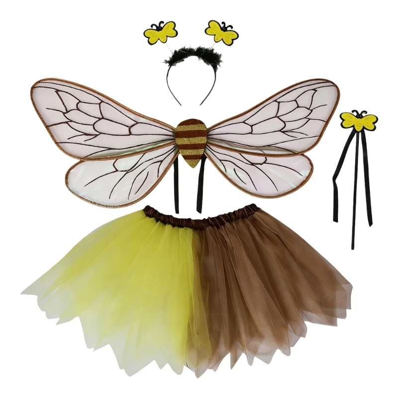 Honeybee Costume Set Halloween Cosplay Costume Fun Pretend Play Accessories 6XDA
Honeybee Costume Set Halloween Cosplay Costume Fun Pretend Play Accessories 6XDA