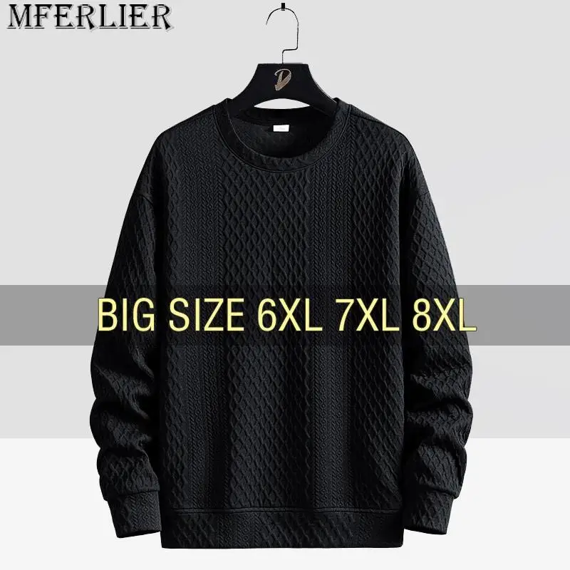 Men Sweatshirts Oversized Plus Size 6XL 7XL 8XL Long Sleeve O-Neck Pullovers Streetwear Fashion Sportswear Male Autumn Winter
Men Sweatshirts Oversized Plus Size 6XL 7XL 8XL Long Sleeve O-Neck Pullovers Streetwear Fashion Sportswear Male Autumn Winter
