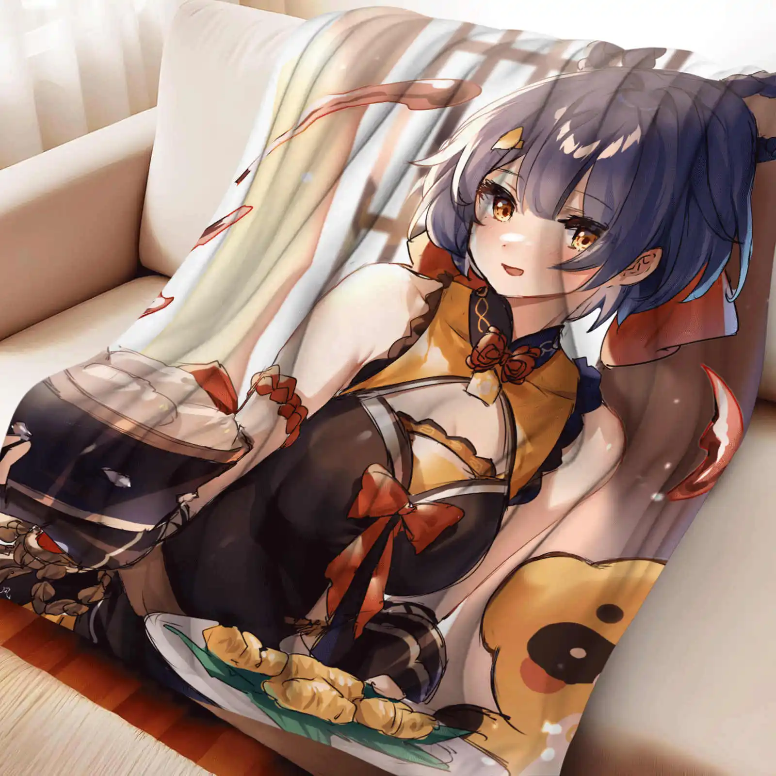 Genshin Impact Xiangling фланелевое одеяло мягкое многофункциональное декоративное одеяло универсальные одеяла
Genshin Impact Xiangling фланелевое одеяло мягкое многофункциональное декоративное одеяло универсальные одеяла