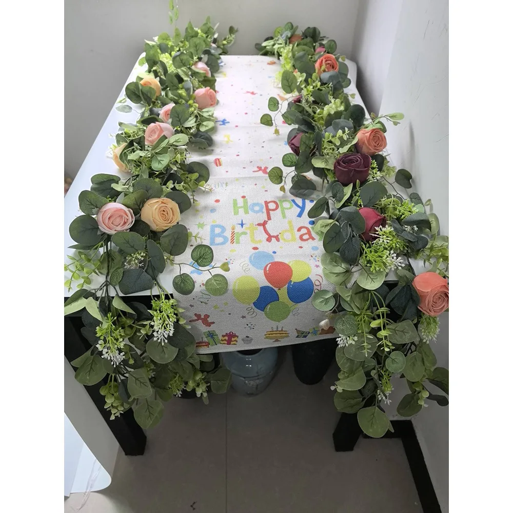 1.75m artificial rattan rose vine simulation rose vine fake flower wedding birthday decoration
1.75m artificial rattan rose vine simulation rose vine fake flower wedding birthday decoration